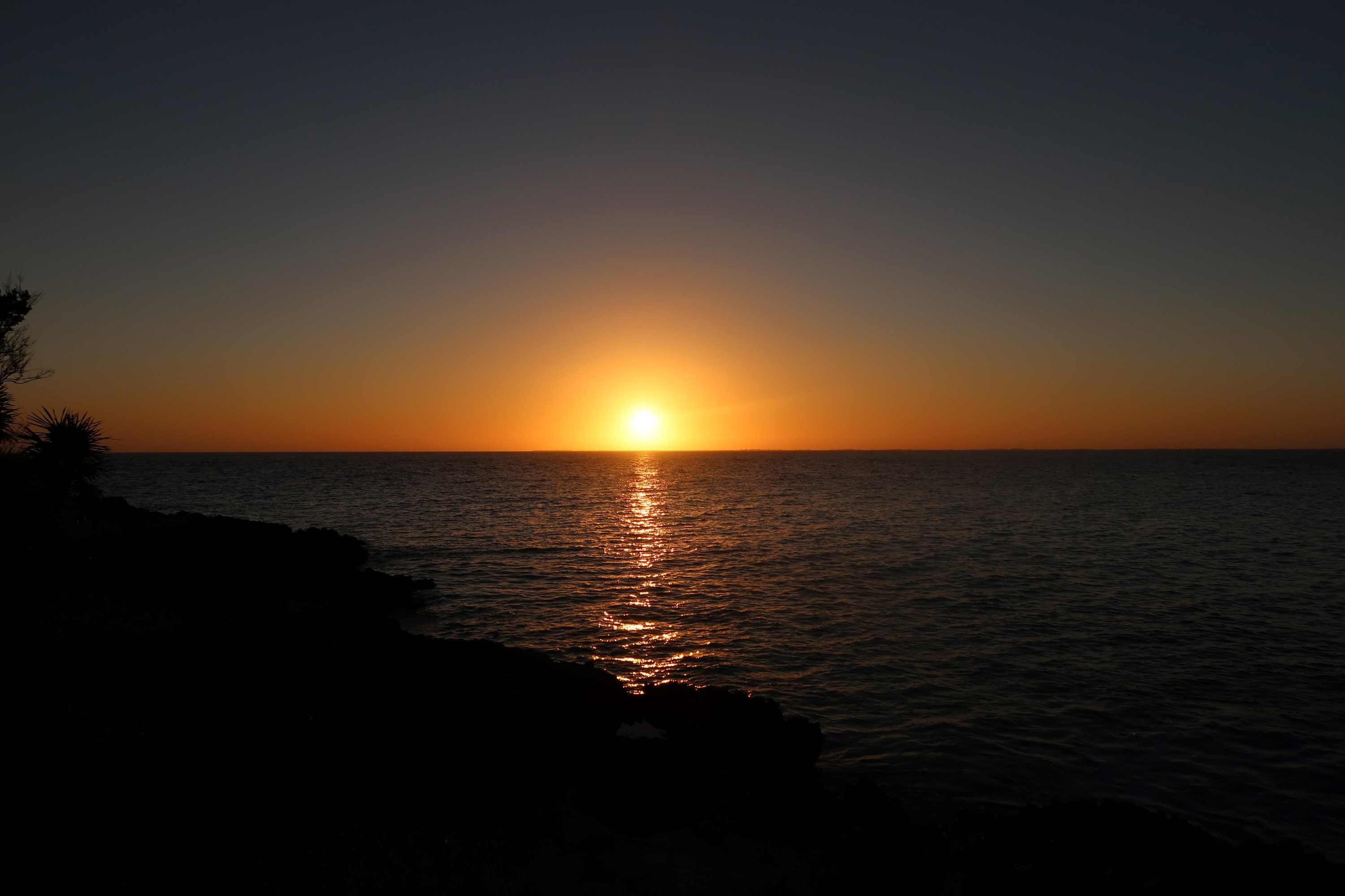 Playa Giron Sonnenuntergang